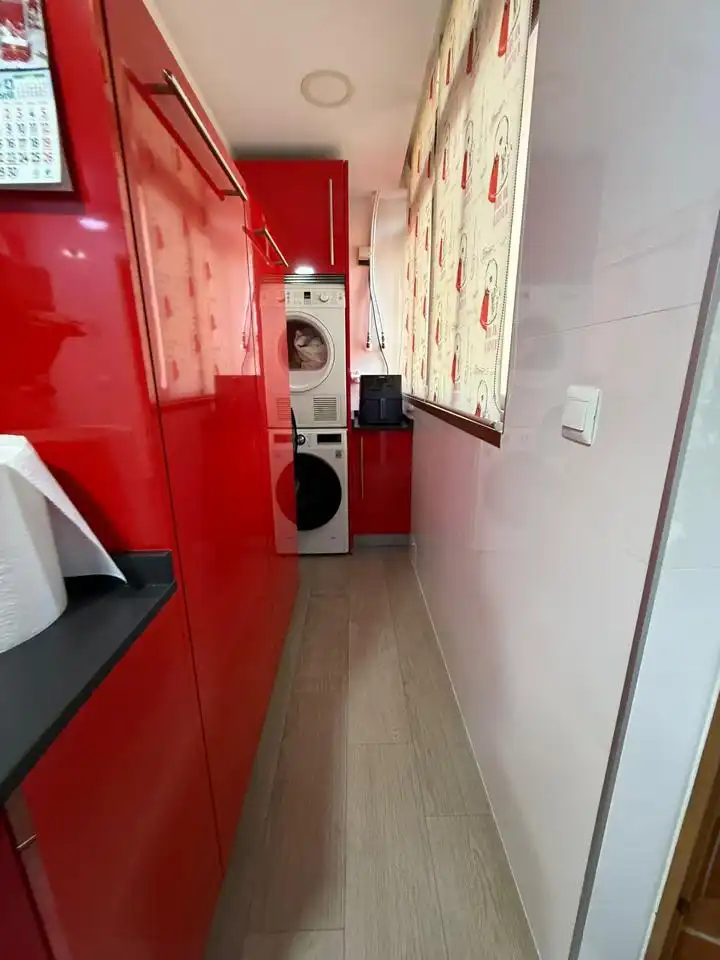 Küche von Wohnung zum Verkauf in Málaga mit Klimaanlage und Terrasse