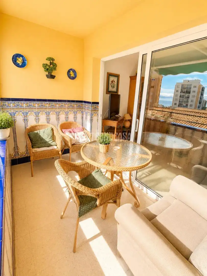 Terraza de Piso en venta en Marbella con Balcón