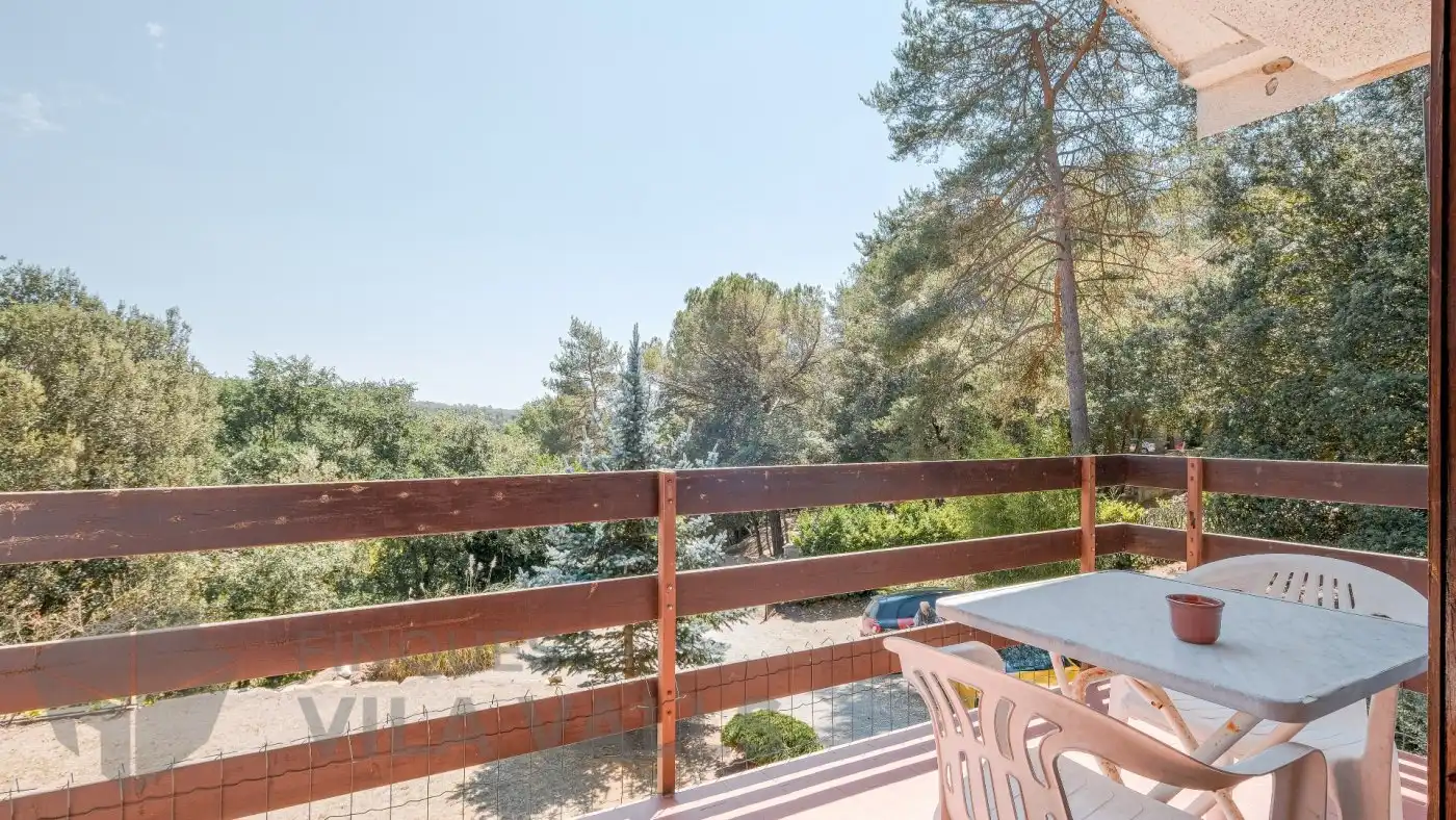 Terrasse von Haus oder Chalet zum Verkauf in Sant Quirze Safaja mit Privatgarten und Balkon