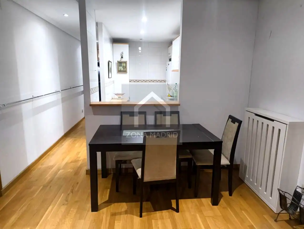 Esszimmer von Wohnung zur Miete in Madrid mit Klimaanlage, Heizung und Parkett