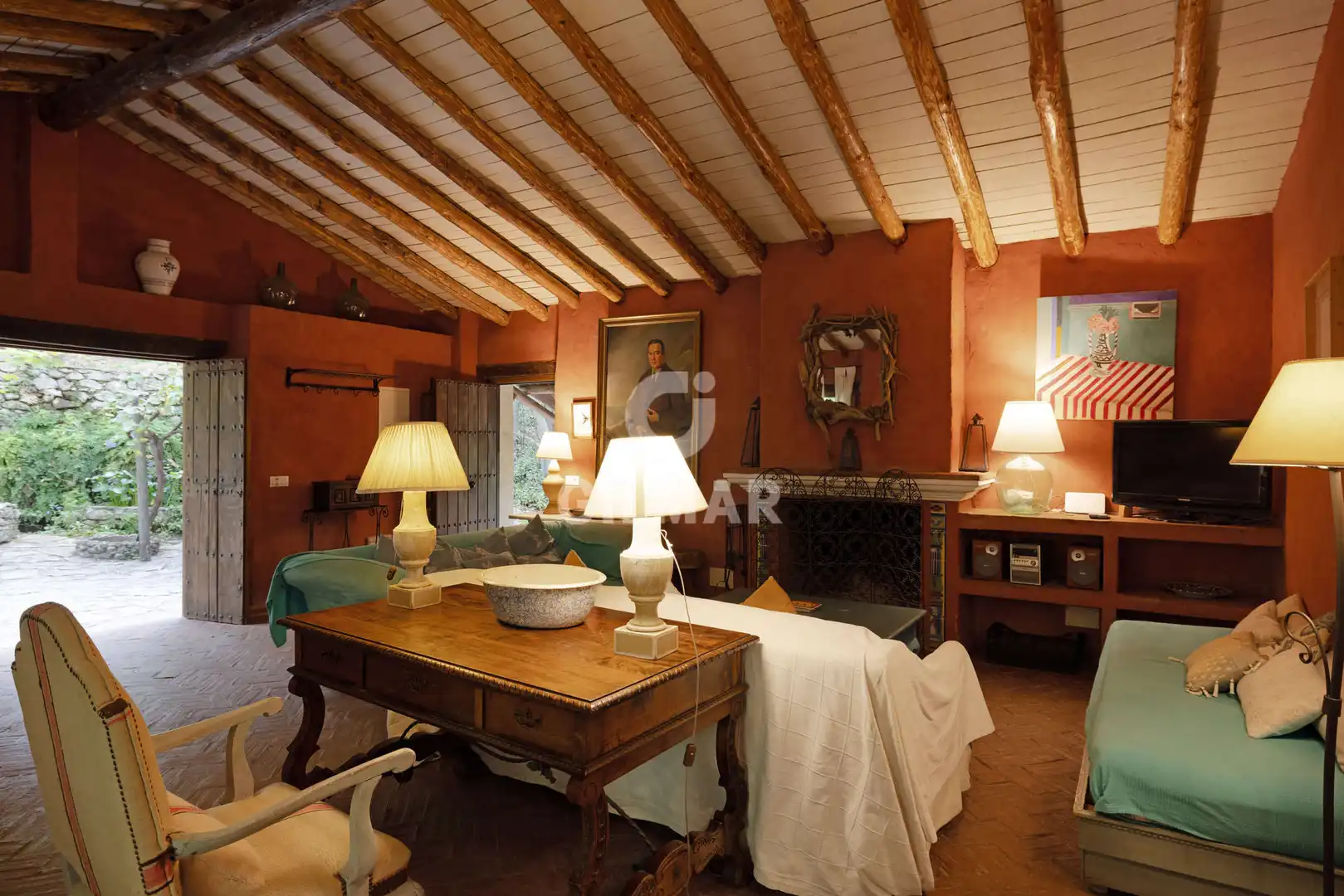 Sala de estar de Casa o chalet en venta en Grazalema con Calefacción, Jardín privado y Piscina
