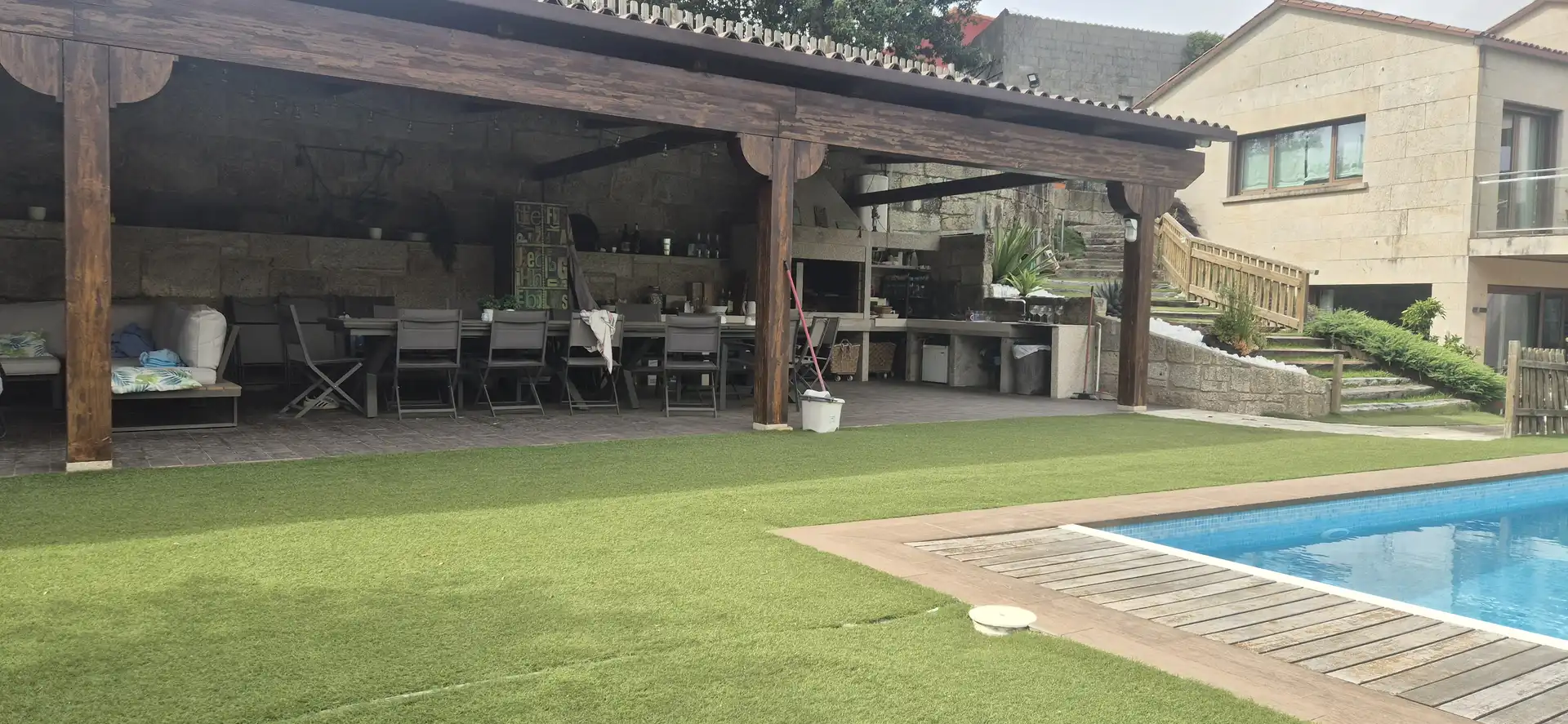 Terraza de Casa o chalet en venta en Vigo  con Aire acondicionado, Calefacción y Jardín privado