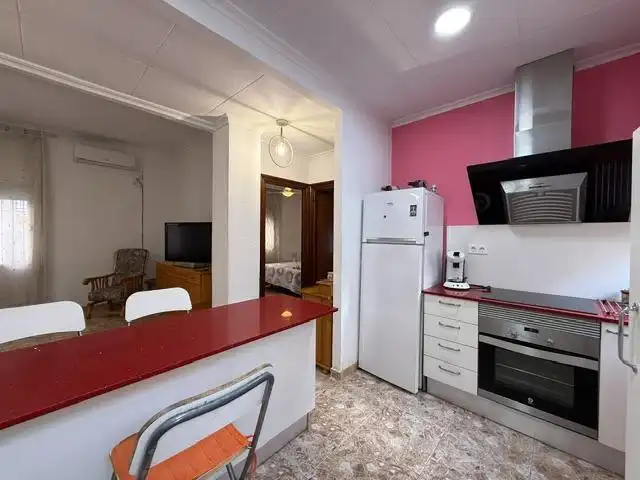 Cocina de Apartamento en venta en Murcia con Aire acondicionado, Calefacción y Jardín privado