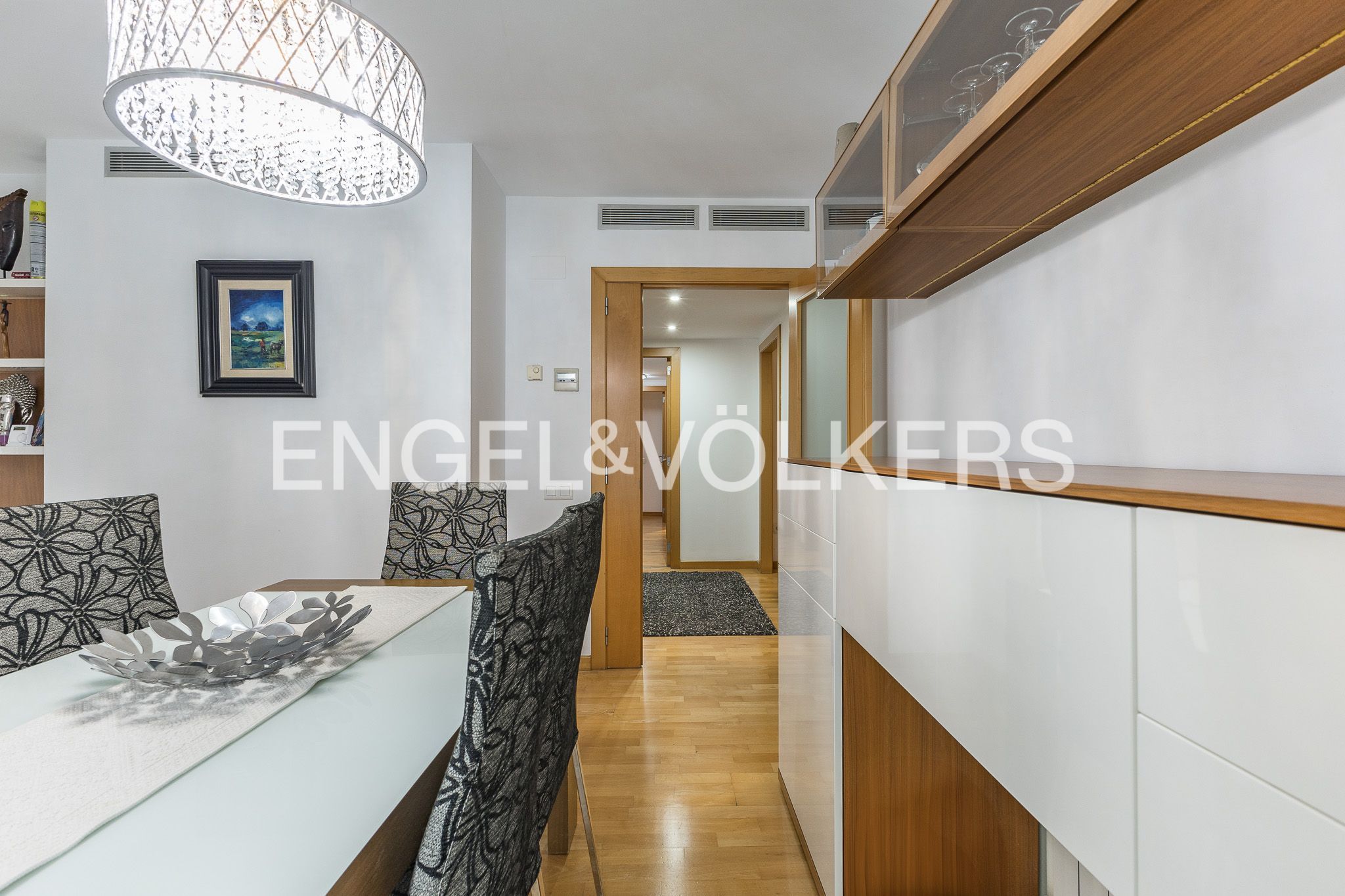 Dining room of Flat for sale in Sabadell  with Air Conditioner, Heating and Parquet flooring