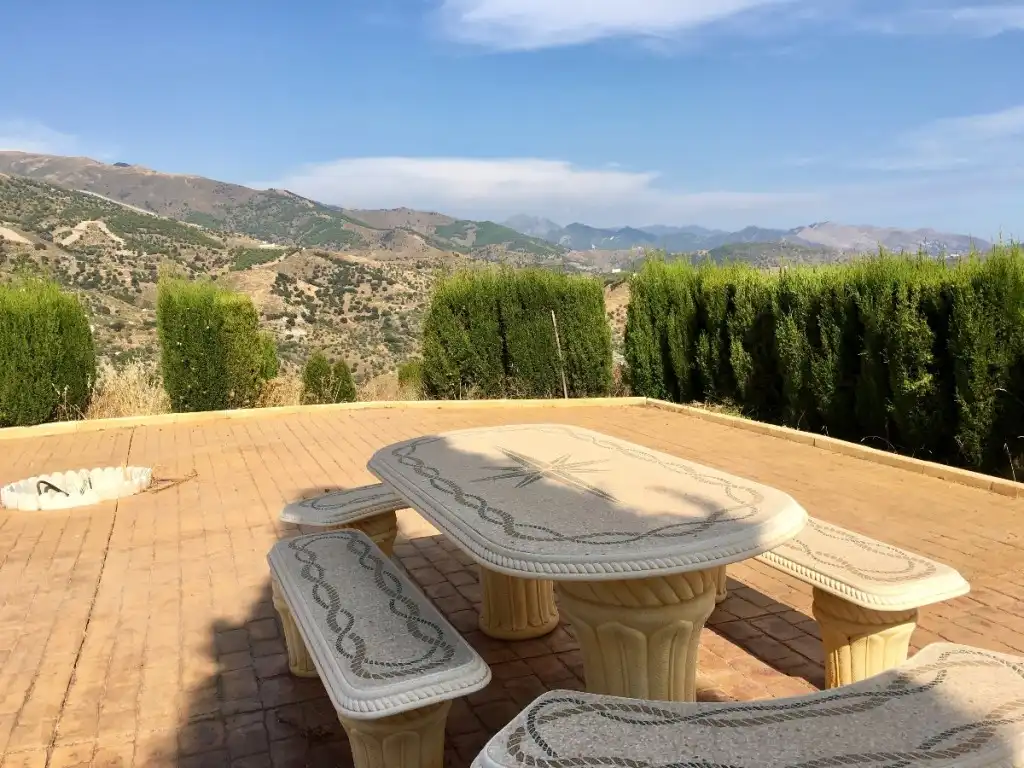 Terraza de Finca rústica en venta en Sedella con Calefacción, Terraza y Piscina