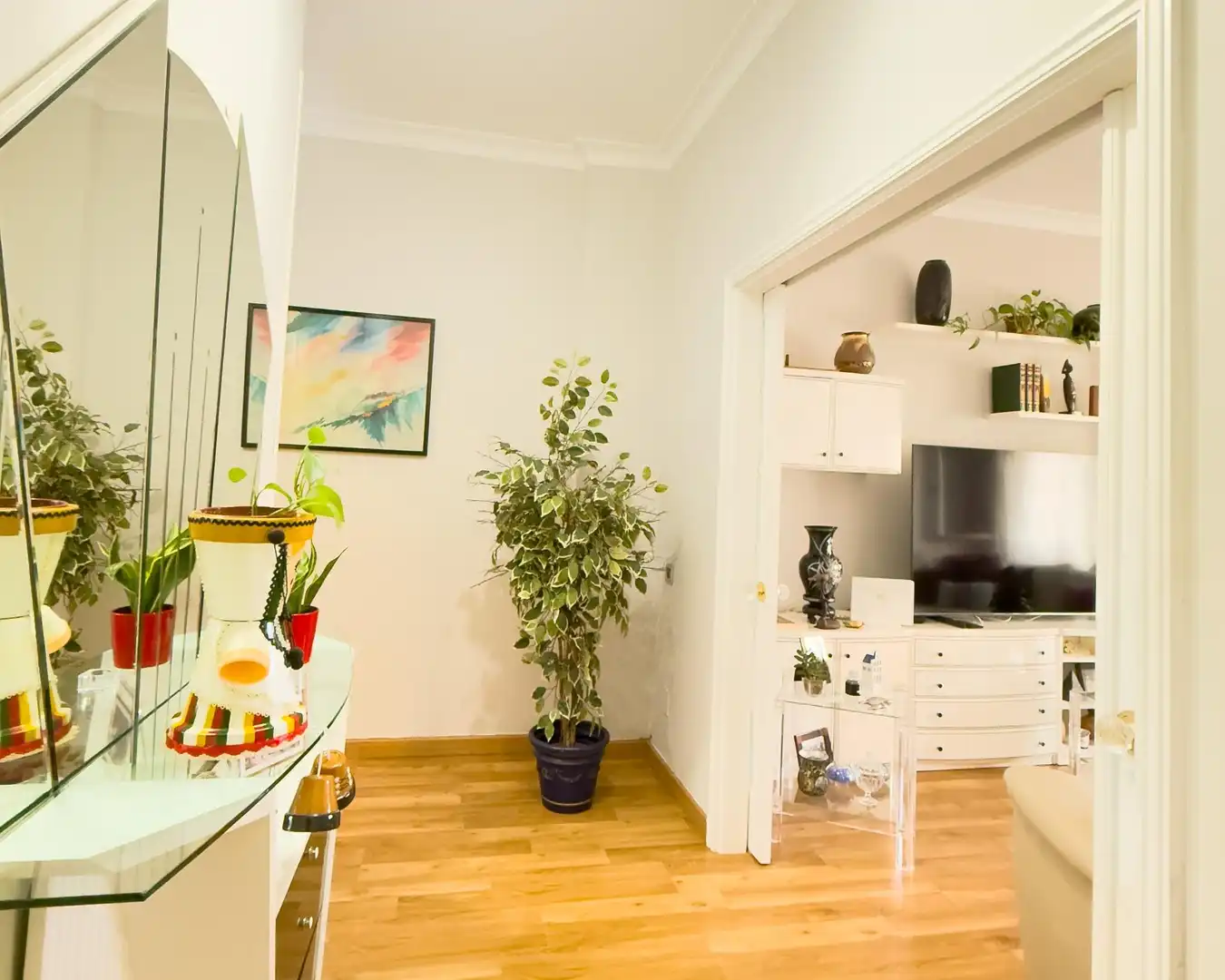 Sala de estar de Piso en venta en Las Palmas de Gran Canaria