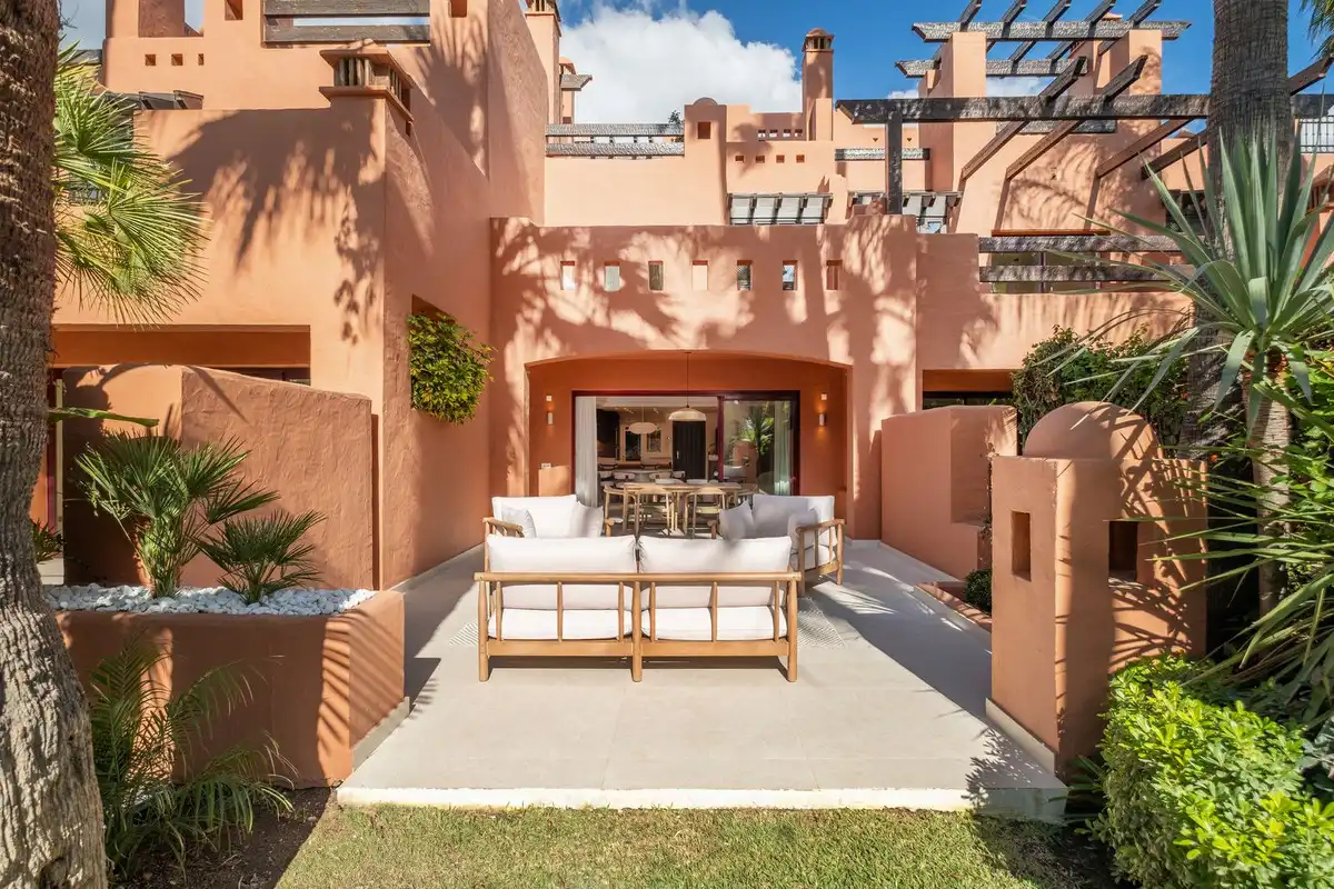 Terrace of Houses for rent in Marbella  with Air Conditioner, Private garden and Swimming Pool