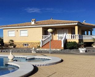 Exterior view of House or chalet for sale in  Murcia Capital  with Terrace and Swimming Pool