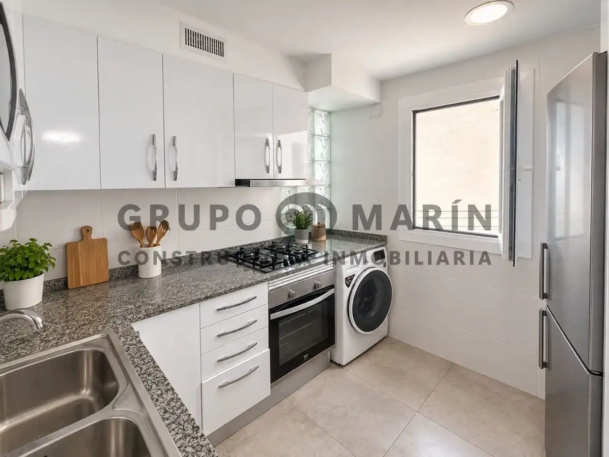 Cocina de Piso en venta en Badalona con Aire acondicionado, Calefacción y Terraza