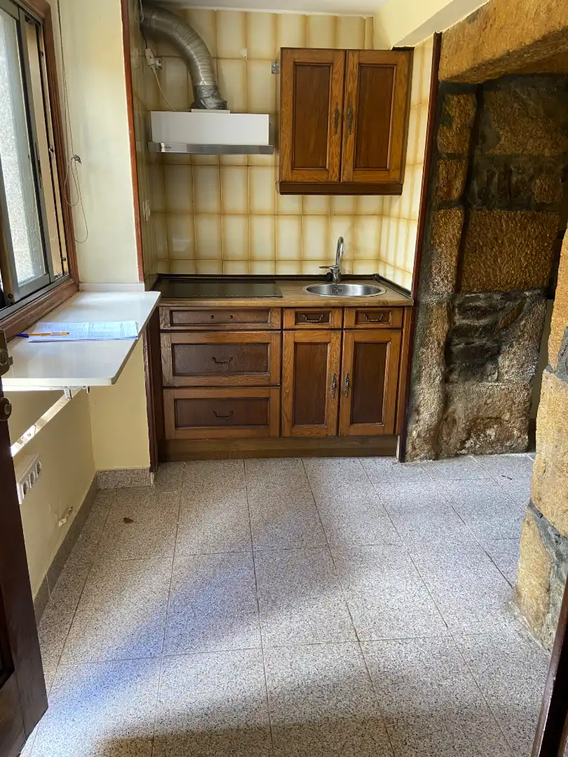 Cocina de Casa adosada en venta en Vigo  con Parquet