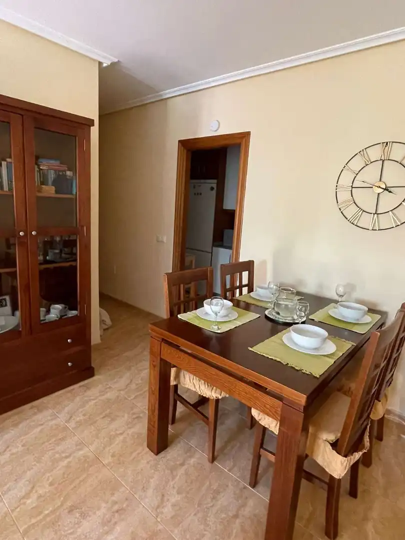 Esszimmer von Wohnungen zur Miete in Vera mit Klimaanlage, Heizung und Terrasse