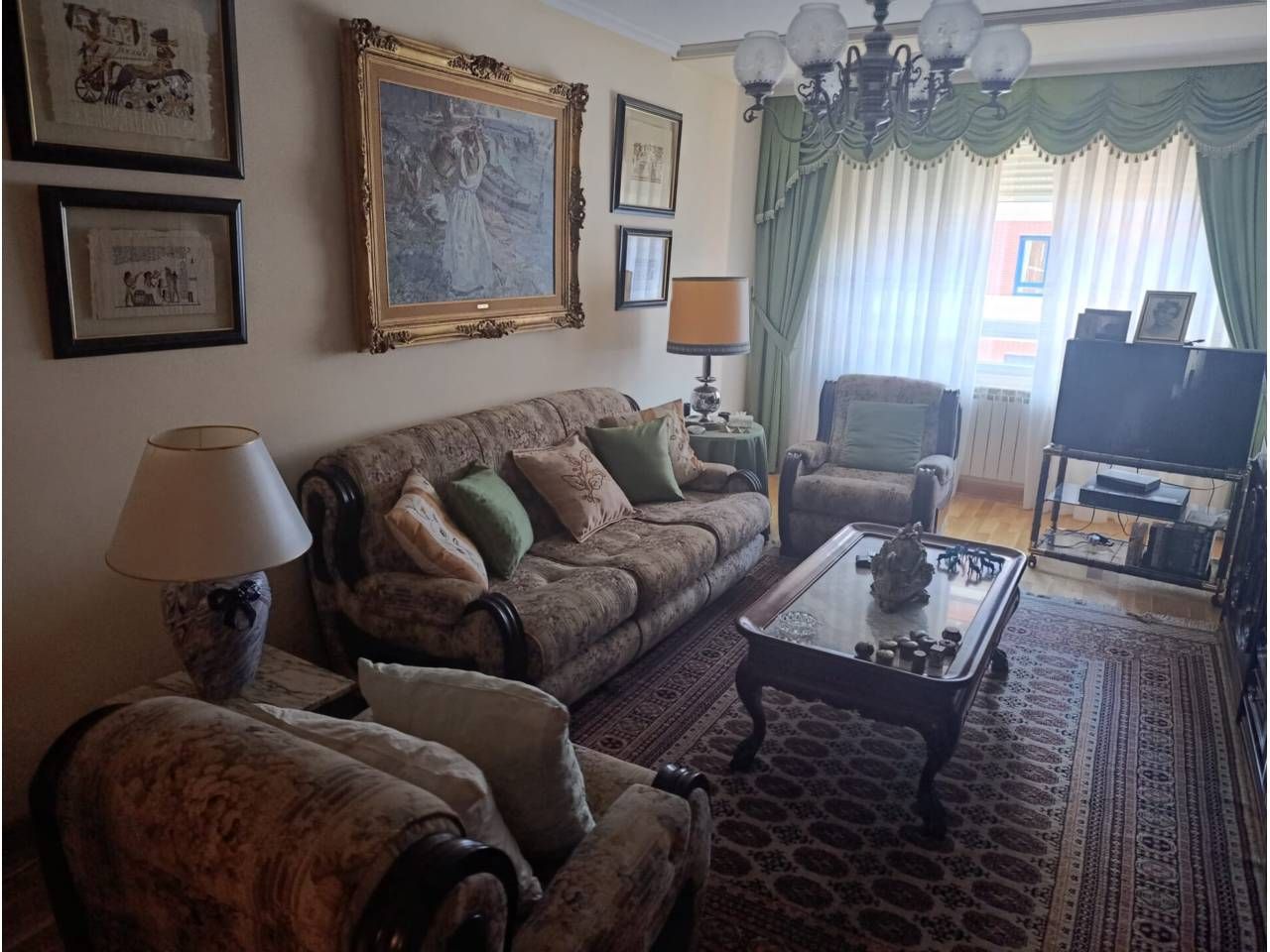 Living room of Flat for sale in León Capital   with Heating, Terrace and Storage room