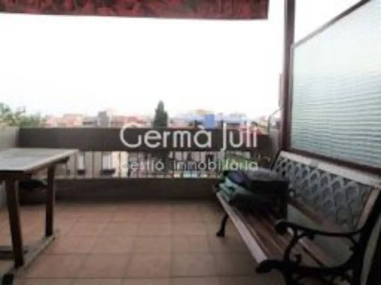 Terrace of Flat for rent in Badalona  with Heating and Balcony
