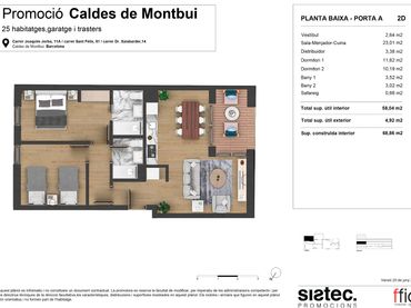 Bajo de obra nueva con balcón en venta en Carrer Doctor Xalabarder 14