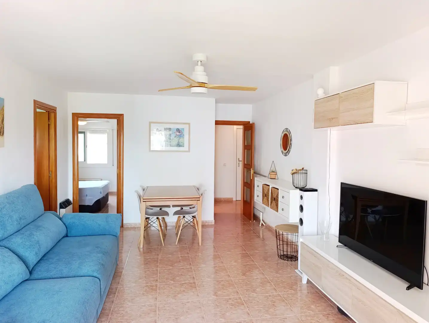 Sala de estar de Piso en venta en Malgrat de Mar con Calefacción, Terraza y Horno