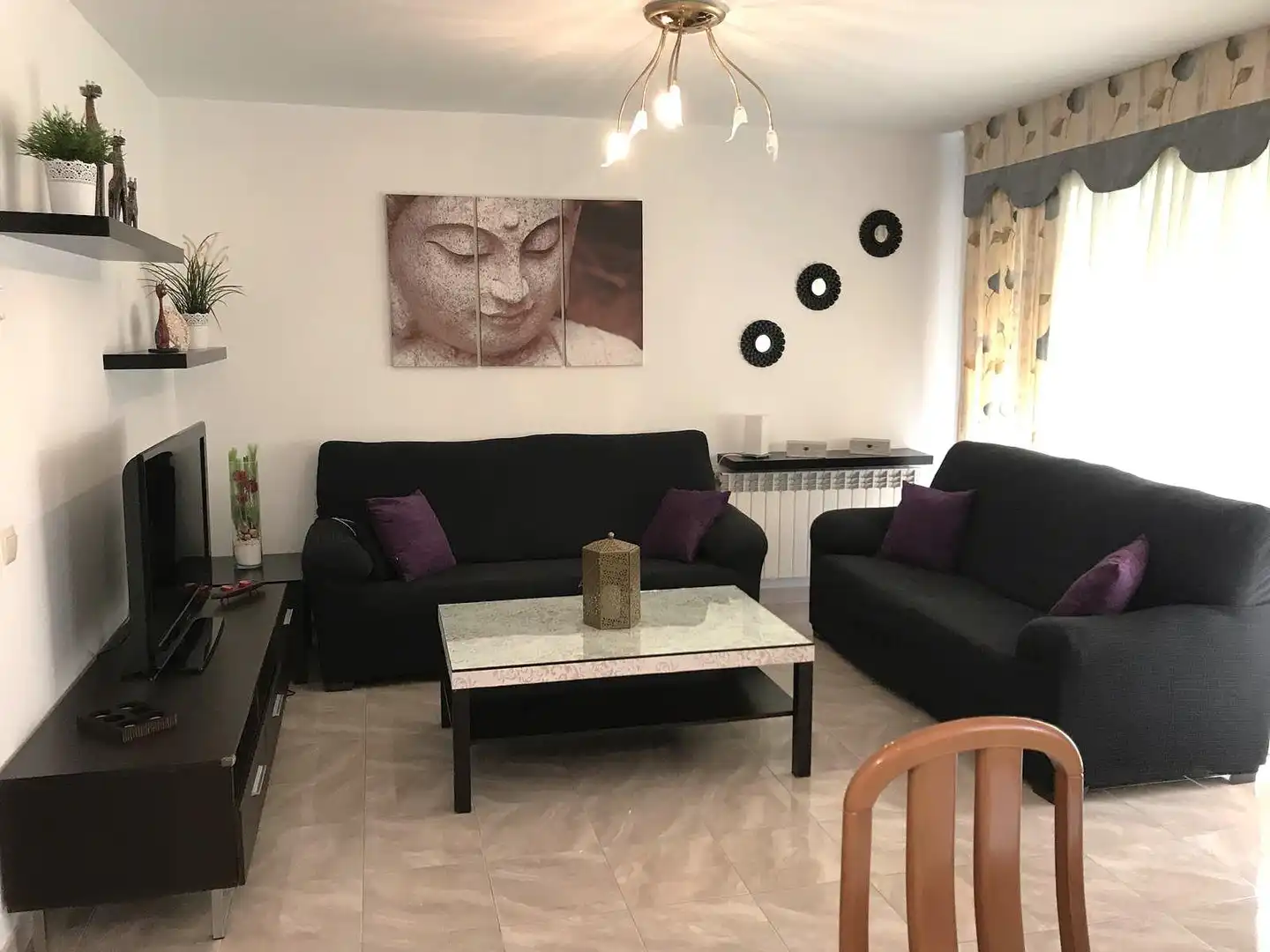 Sala de estar de Casa adosada en venta en Méntrida con Calefacción