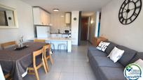 Living room of Flat for sale in Roses  with Terrace and Furnished