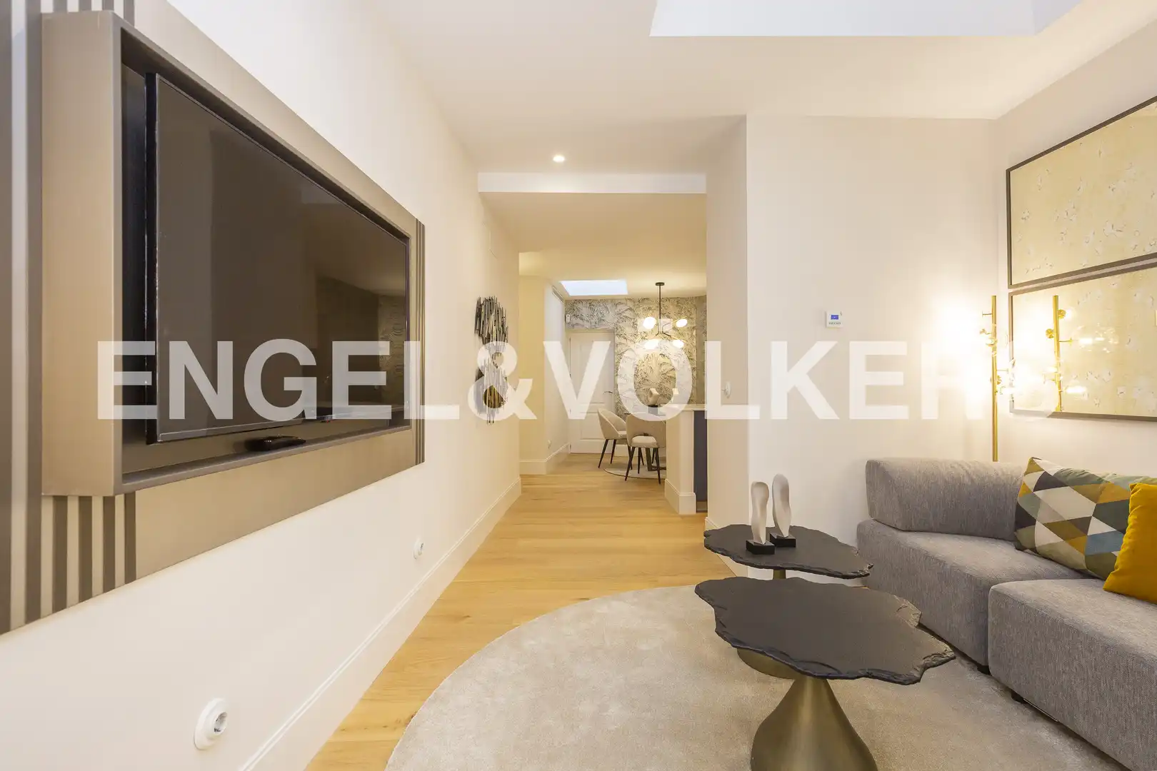 Sala de estar de Ático en venta en Madrid con Aire acondicionado, Calefacción y Amueblado
