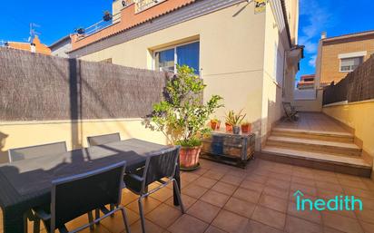 Terrasse von Haus oder Chalet zum verkauf in Vilanova i la Geltrú mit Klimaanlage, Heizung und Privatgarten