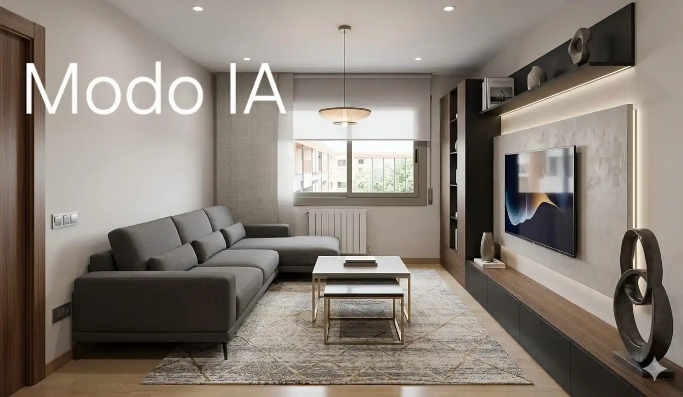 Sala de estar de Piso en venta en Terrassa con Calefacción y Parquet