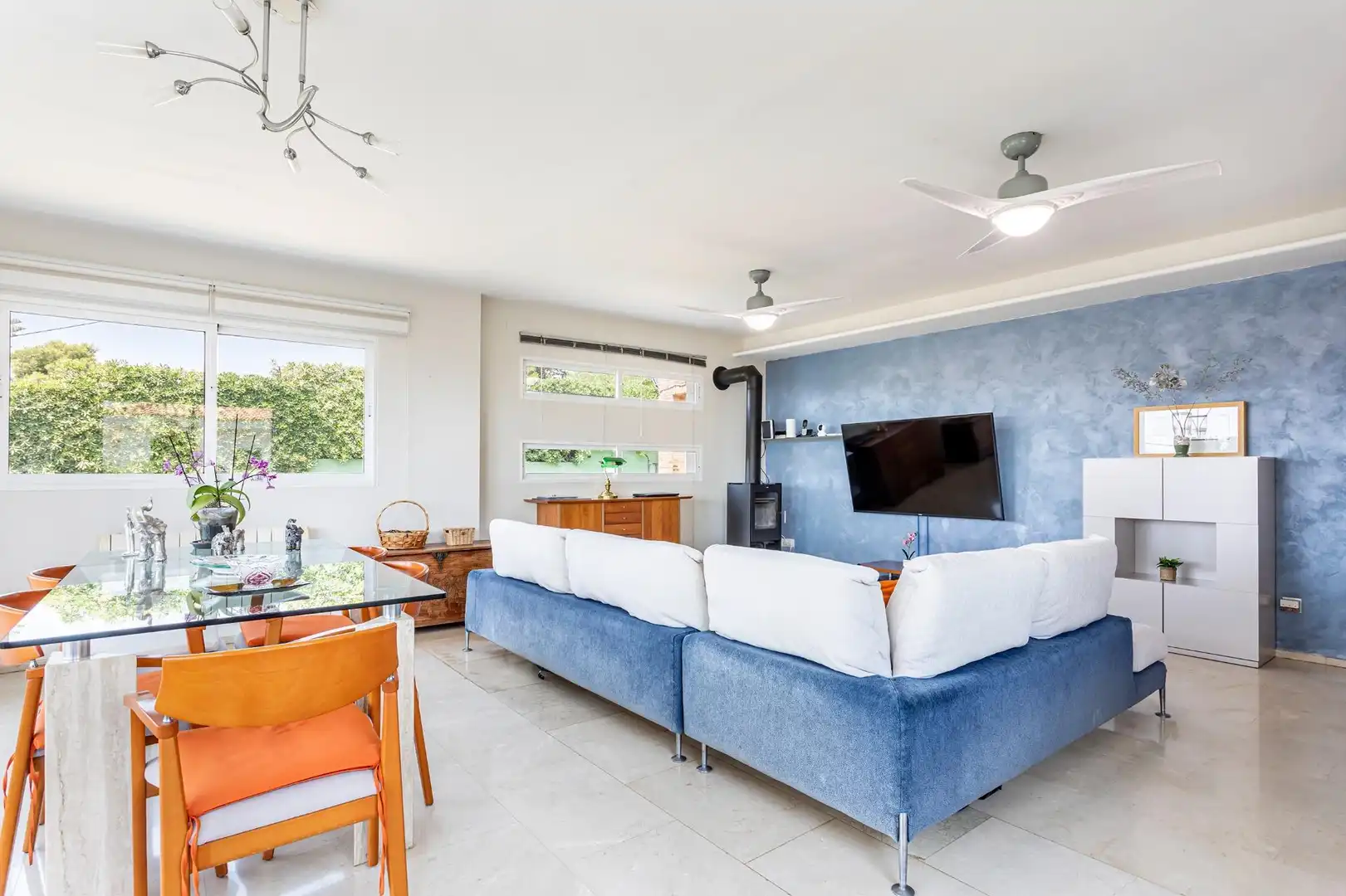 Sala de estar de Casa o chalet en venta en Torrent con Aire acondicionado, Calefacción y Jardín privado