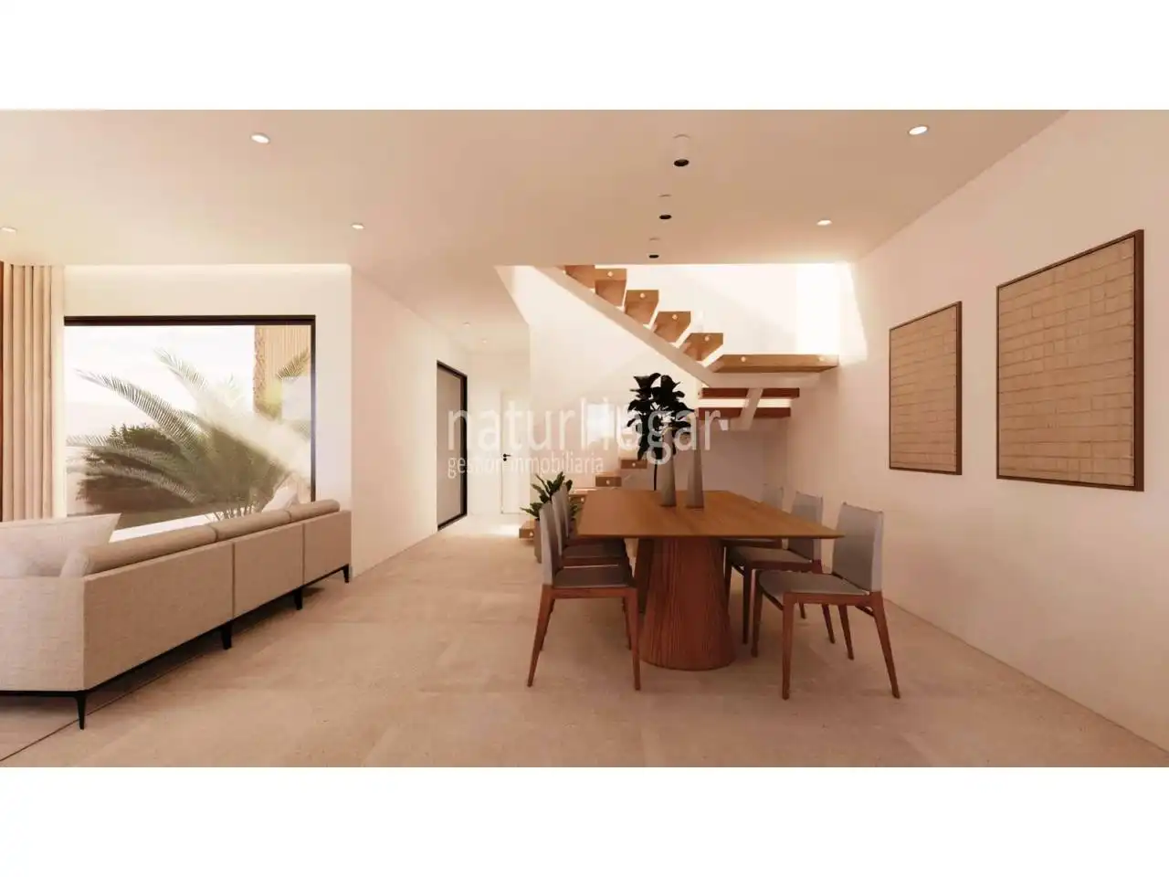 Comedor de Casa o chalet en venta en L'Eliana con Aire acondicionado, Calefacción y Jardín privado