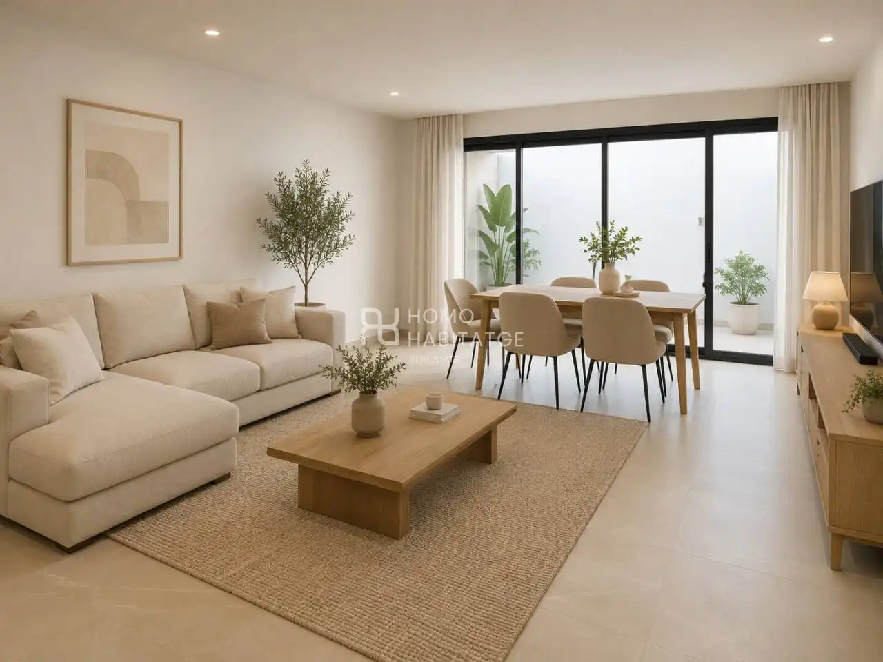 Living room of Houses for sale in Sabadell  with Air Conditioner, Heating and Terrace