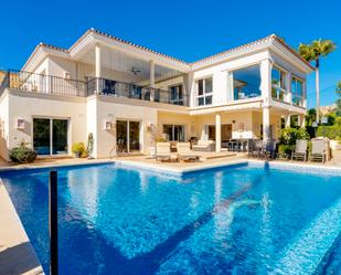 Swimming pool of House or chalet for sale in Marbella  with Air Conditioner, Terrace and Swimming Pool