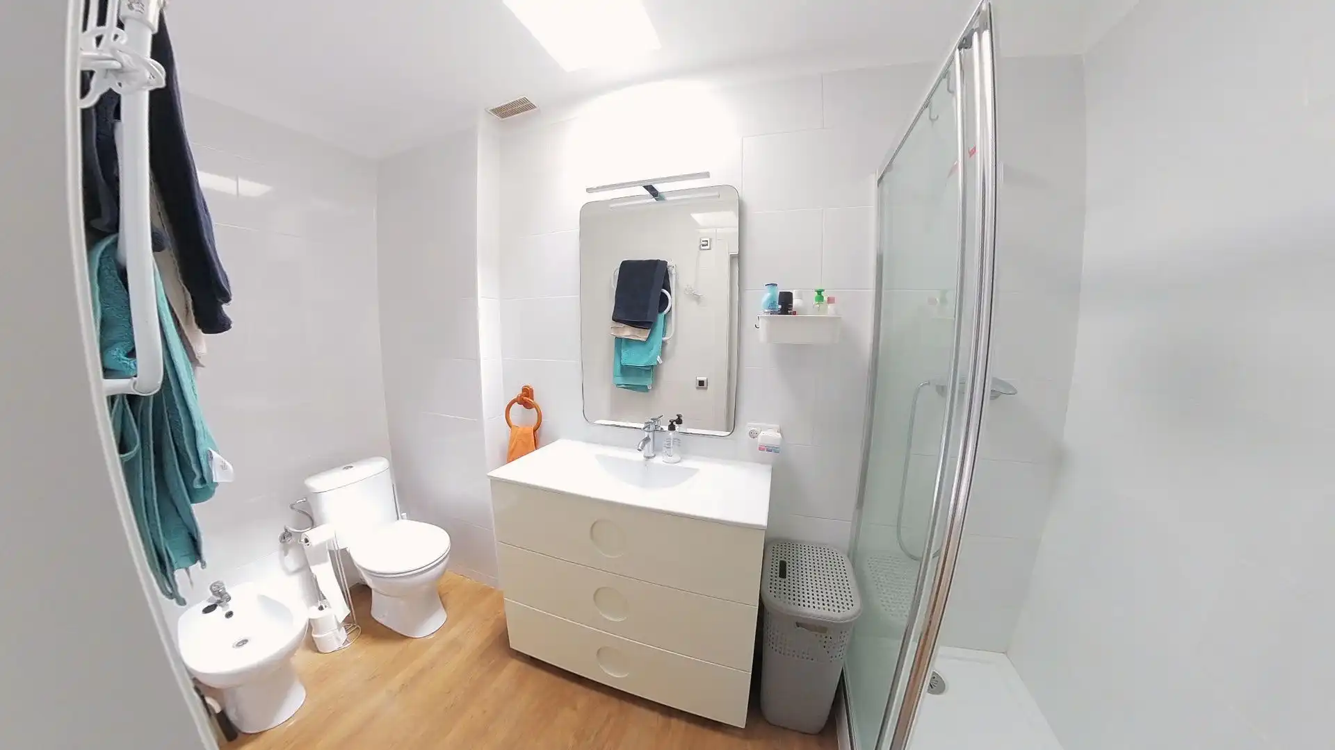 Badezimmer von Wohnung zur Miete in Ses Salines mit Klimaanlage und Terrasse