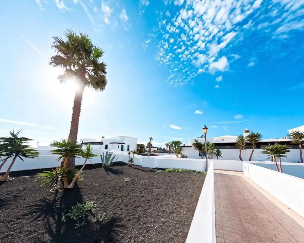 Vista exterior de Casa adosada en venta en Yaiza con Aire acondicionado, Jardín privado y Terraza