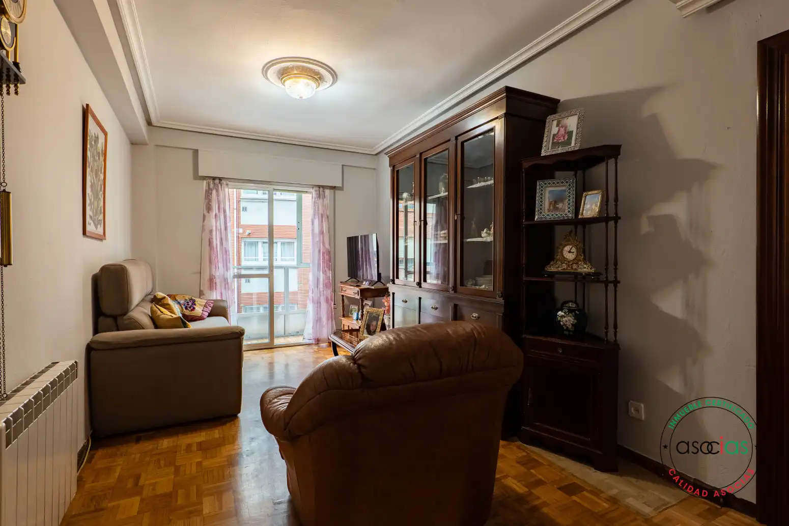 Living room of Flat for sale in Gijón   with Heating and Terrace