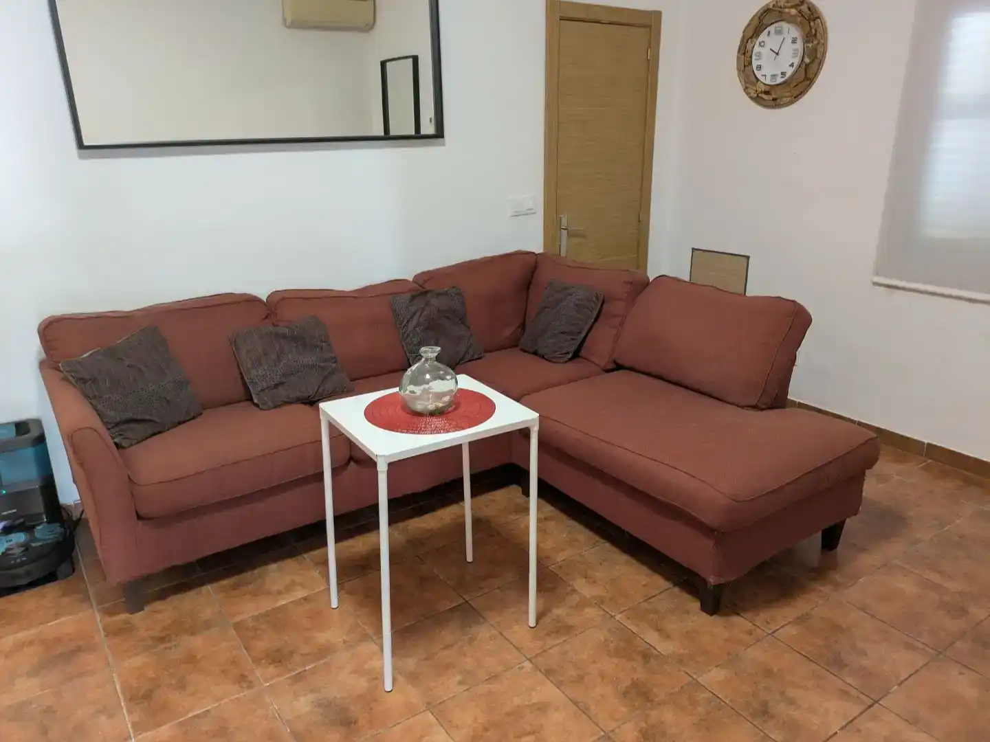 Wohnzimmer von Erdgeschoss zur Miete in Maria de la Salut mit Privatgarten und Möbliert
