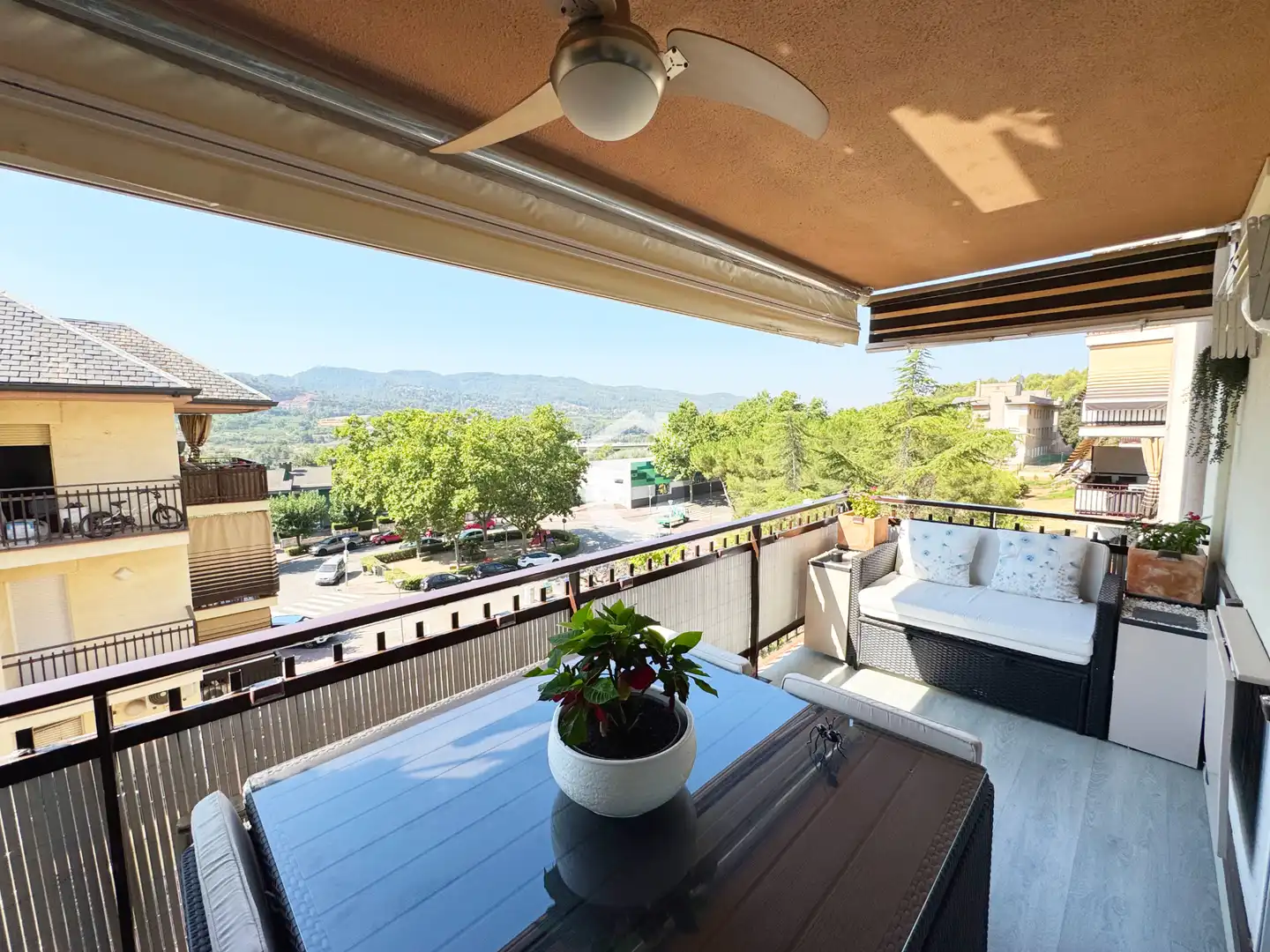 Terrace of Flat for sale in Martorell  with Air Conditioner, Heating and Parquet flooring