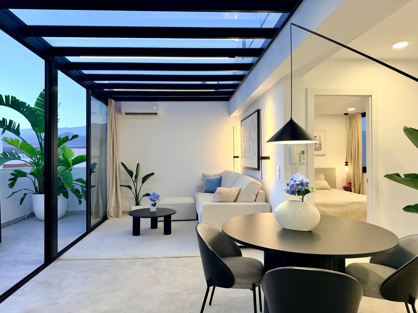 Sala d'estar de Loft en venda en Granadilla de Abona amb Aire condicionat, Terrassa i Moblat
