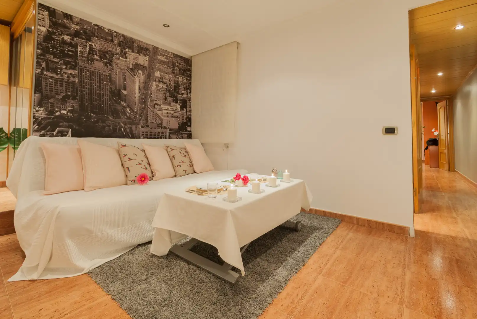 Schlafzimmer von Wohnung zum Verkauf in Barcelona mit Waschmaschine