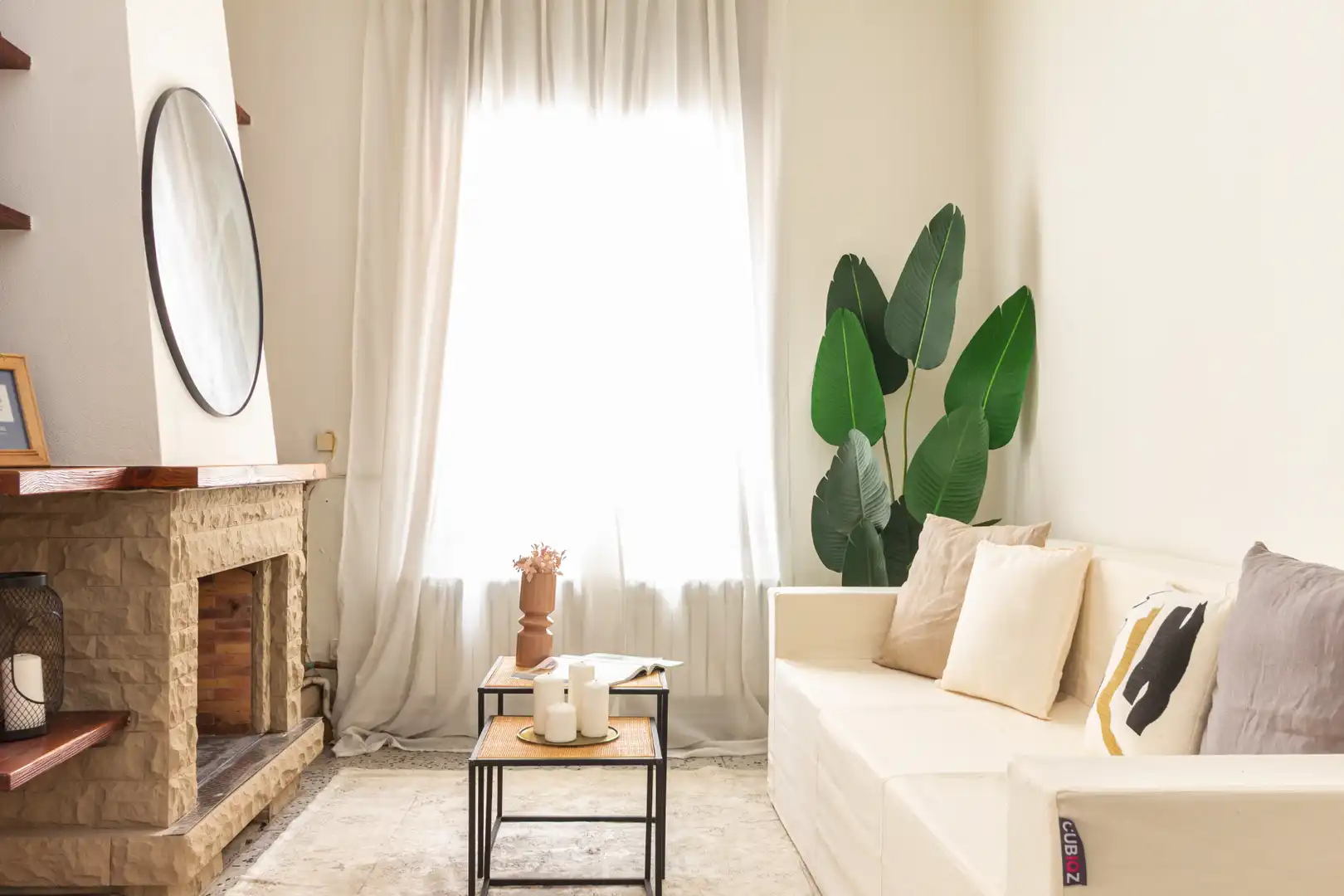 Sala de estar de Piso en venta en Terrassa con Calefacción y Terraza