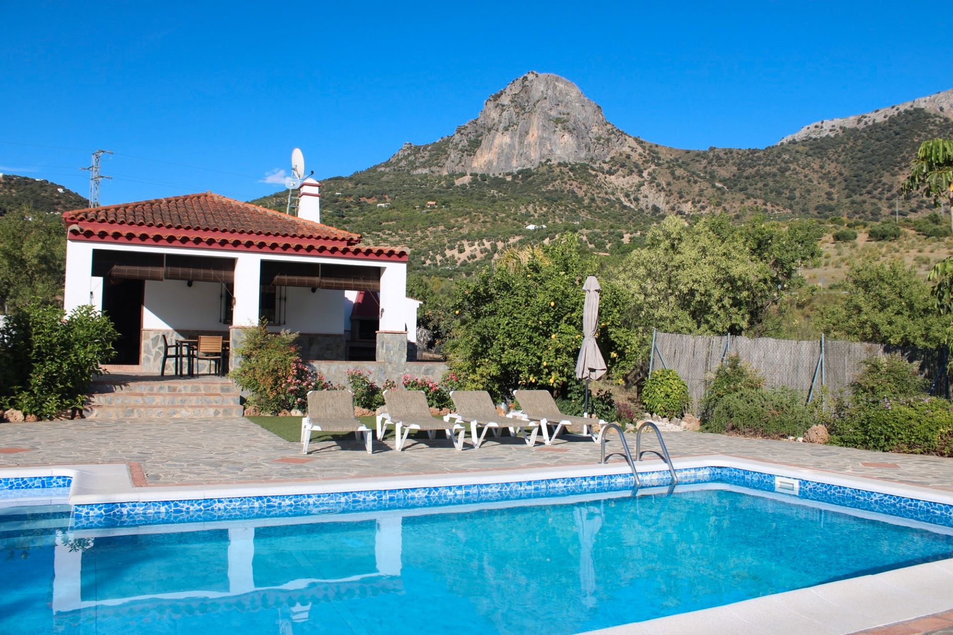 Jardín de Finca rústica en venta en El Gastor con Aire acondicionado, Terraza y Horno