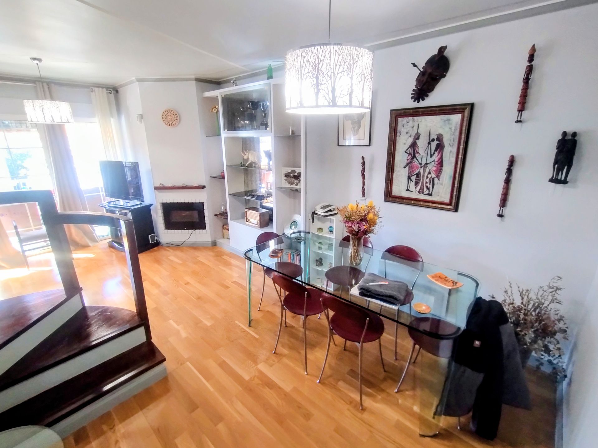 Sala de estar de Dúplex en venta en  Murcia Capital con Aire acondicionado, Calefacción y Terraza