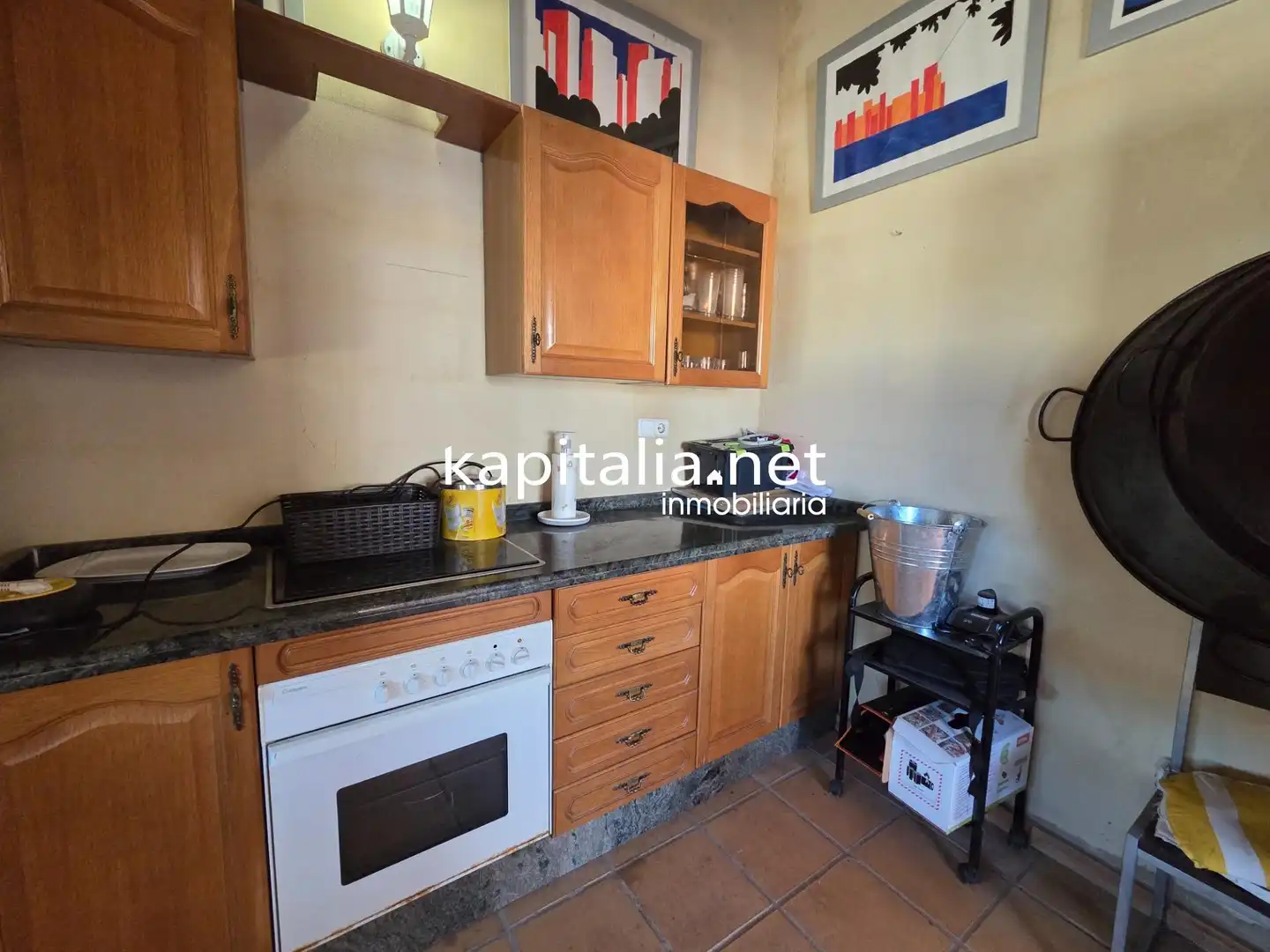 Cocina de Casa o chalet en venta en Ontinyent con Aire acondicionado, Calefacción y Jardín privado