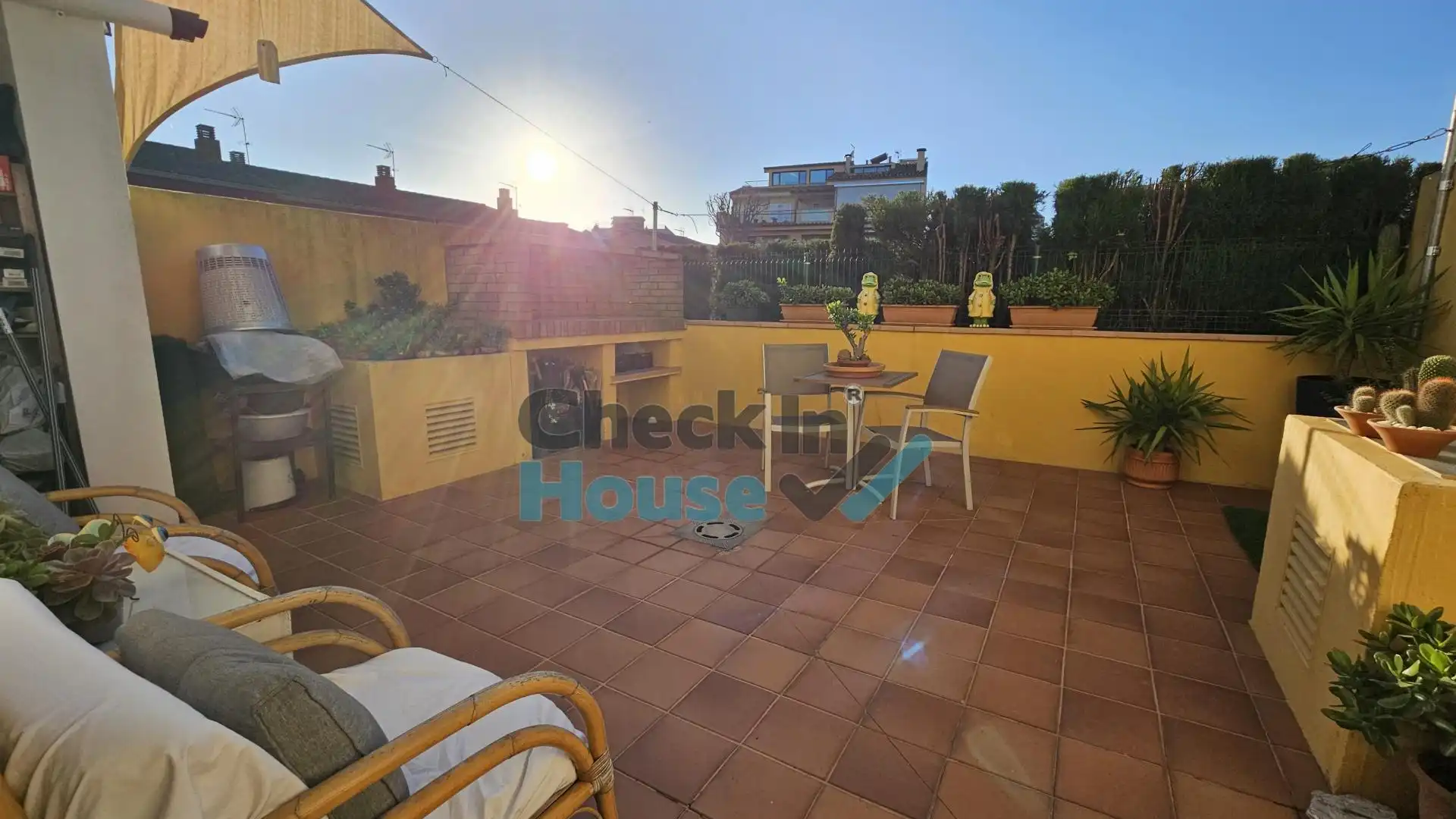 Vista exterior de Casa adosada en venda en Palafrugell amb Calefacció i Jardí privat