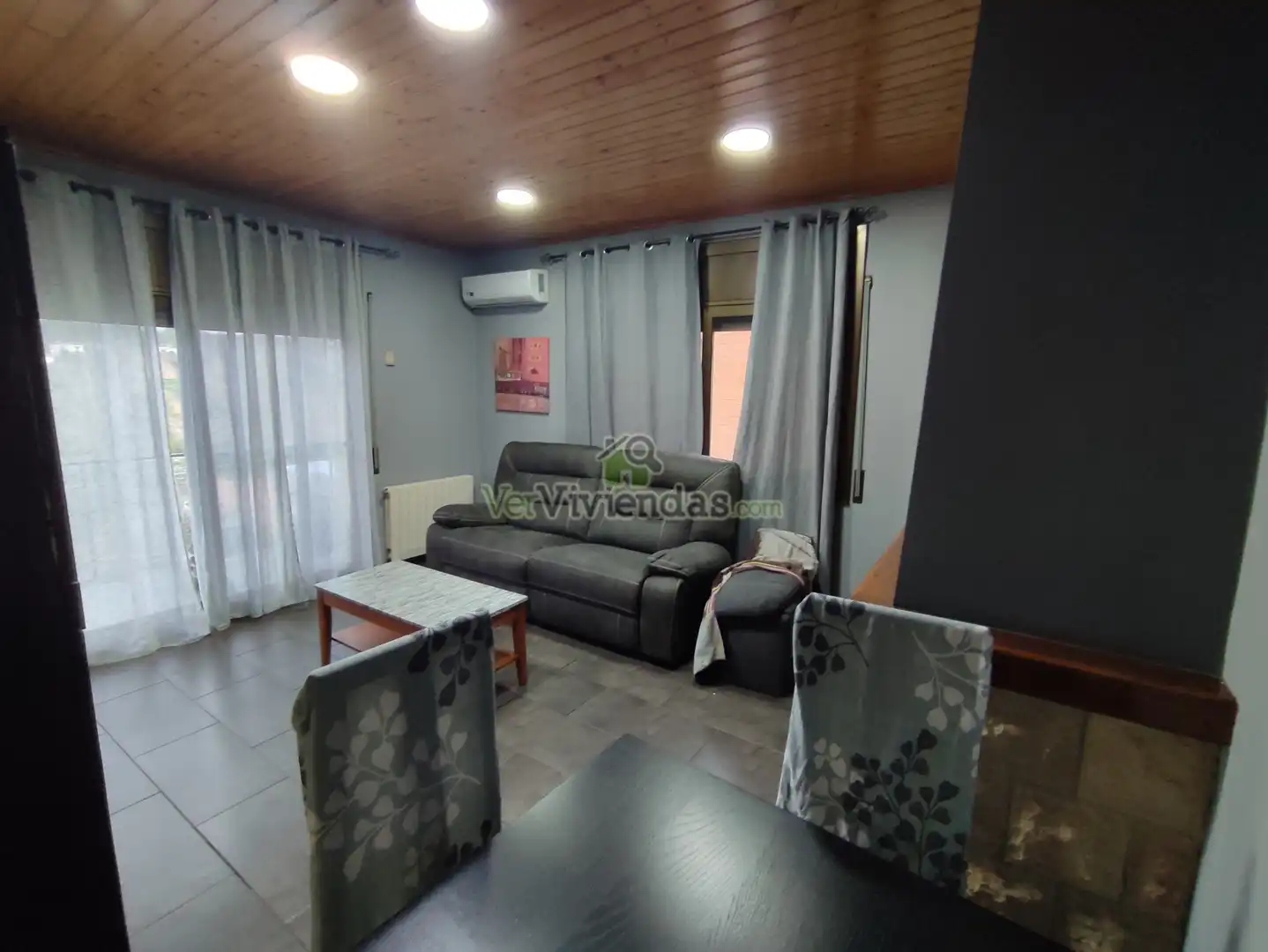 Sala d'estar de Casa o xalet en venda en Vacarisses amb Aire condicionat, Calefacció i Jardí privat
