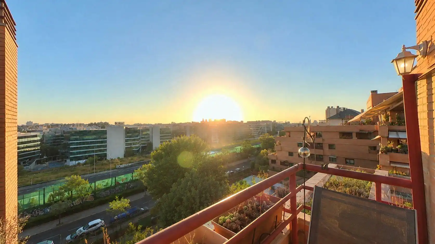 Vista exterior de Ático en venta en Hortaleza