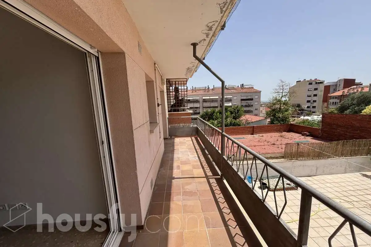 Balcony of Flat for rent in Terrassa  with Heating, Terrace and Storage room