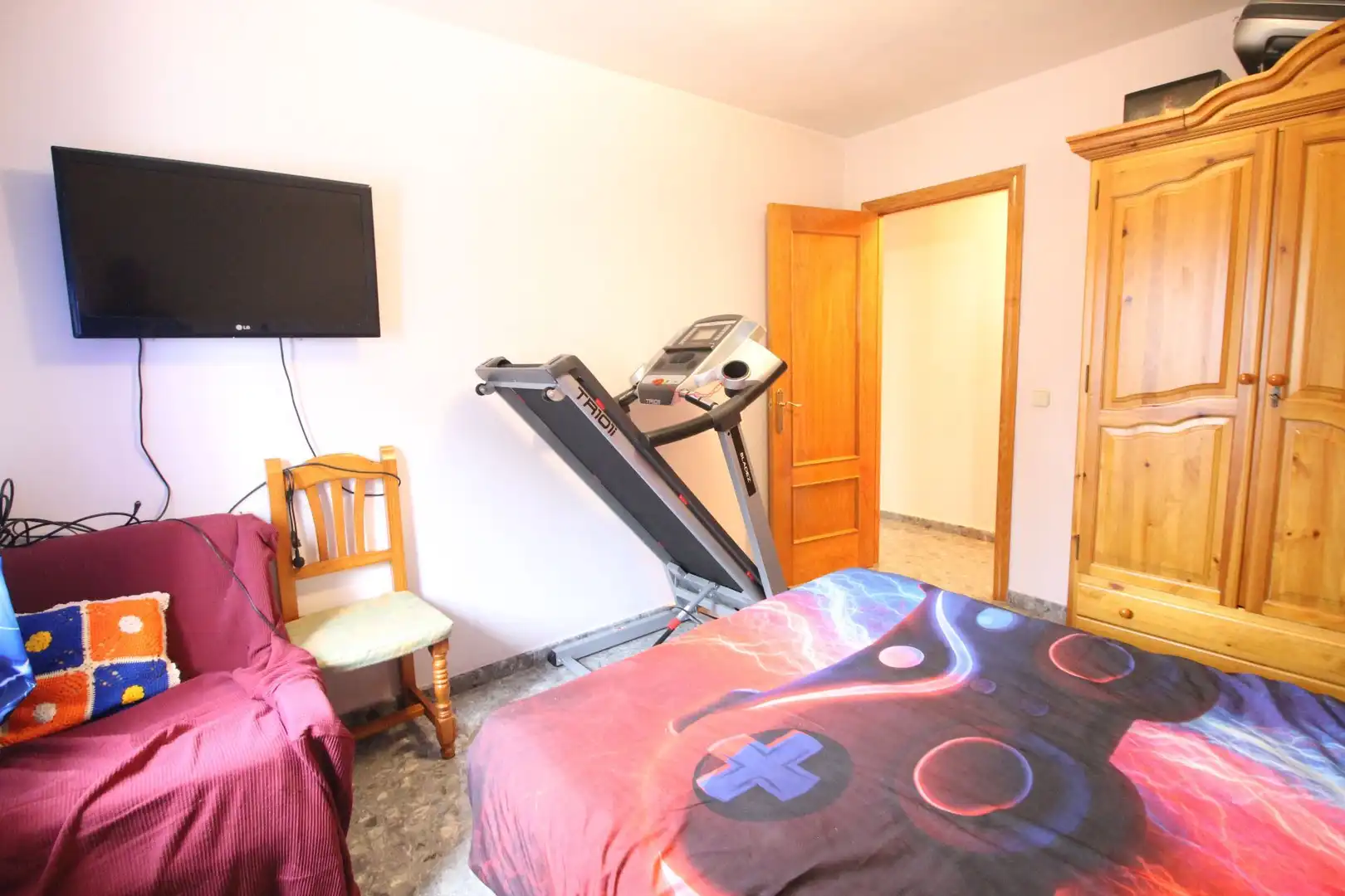 Schlafzimmer von Maisonette zum Verkauf in Alozaina mit Klimaanlage und Möbliert