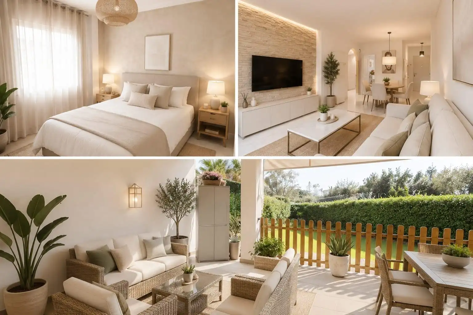 Terraza de Apartamento en venta en Marbella con Aire acondicionado, Calefacción y Jardín privado