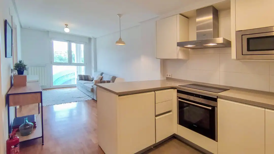 Küche von Wohnung zum Verkauf in Donostia - San Sebastián  mit Heizung und Möbliert