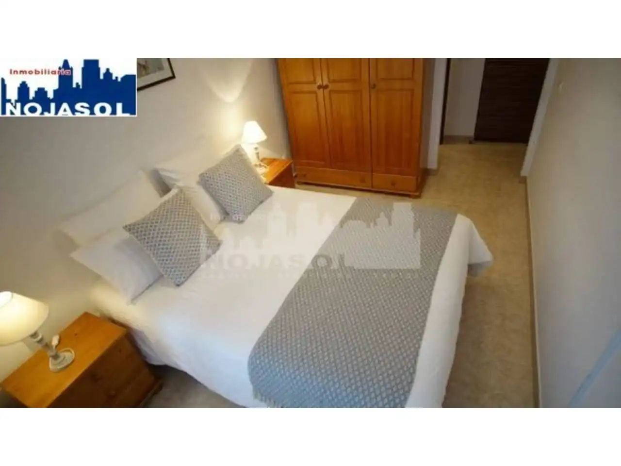 Bedroom of Flat for rent in Noja  with Heating, Terrace and Furnished