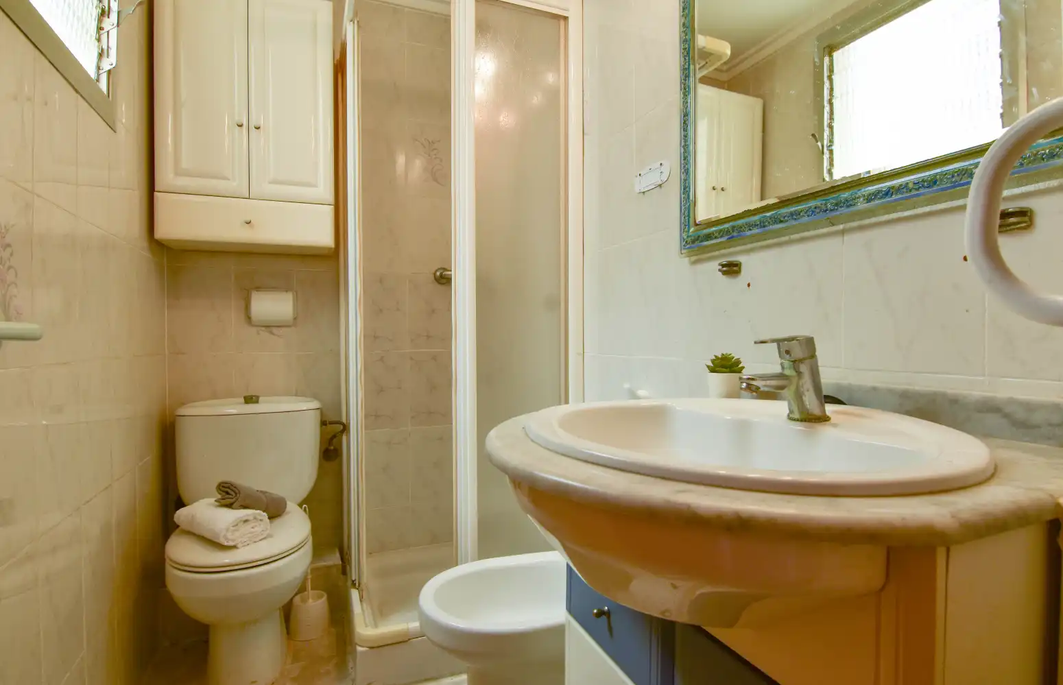 Badezimmer von Dachboden zum Verkauf in Valencia mit Klimaanlage, Heizung und Terrasse