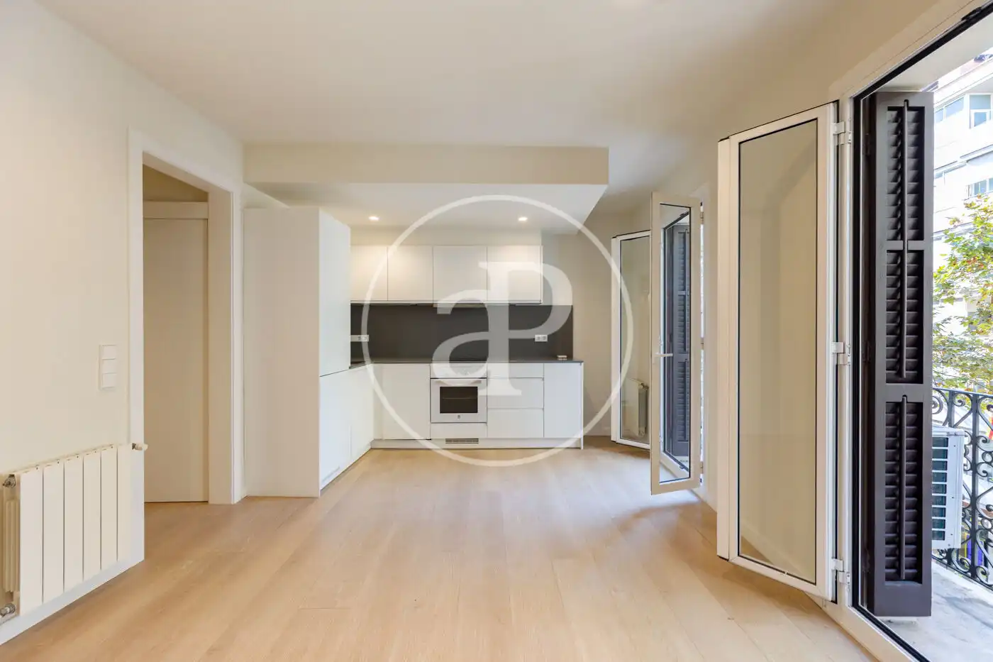 Sala de estar de Piso en venta en Barcelona con Aire acondicionado, Calefacción y Balcón