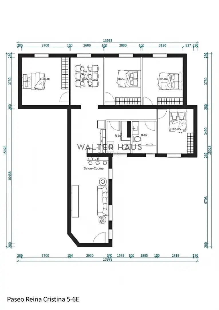 Flat for rent in Madrid  with Air Conditioner, Heating and Storage room